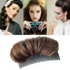 Erioctry Hair Bun Invisible False Hair Clip Charming Bump It Up Volume Inserts Volume Hair Base Comb Volume Fluffy Princess Styling Increased Hair Pad for Women Girls