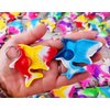 HOZKEAP 50 Packs Bulk sharks Push Fidget Bubble Mini Pop Fidget for Adult and Kids,Birthday Party Favors Supplies and Classroom Students Bubble Prize Gifts