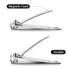 Mudder 28 Pcs Fingernail Nail Clippers Bulk Toenail Clippers Stainless Steel Thick Nail Cutter Set Portable Sturdy Nail Clippers for Men and Women(Simple Style)