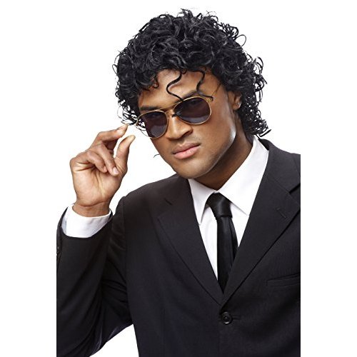 Franco American Novelty Company boys Wet Look Costume Wig, Black, One Size US