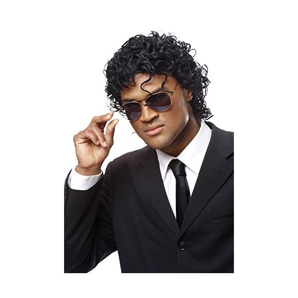 Franco American Novelty Company boys Wet Look Costume Wig, Black, One Size US