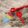 Kisangel 5pcs Plastic Ice Cream Cones Ice Cream Sand Toys Ice Cream Cup Toys Ice Cream Sandbox Toys for Childern Beach Toy