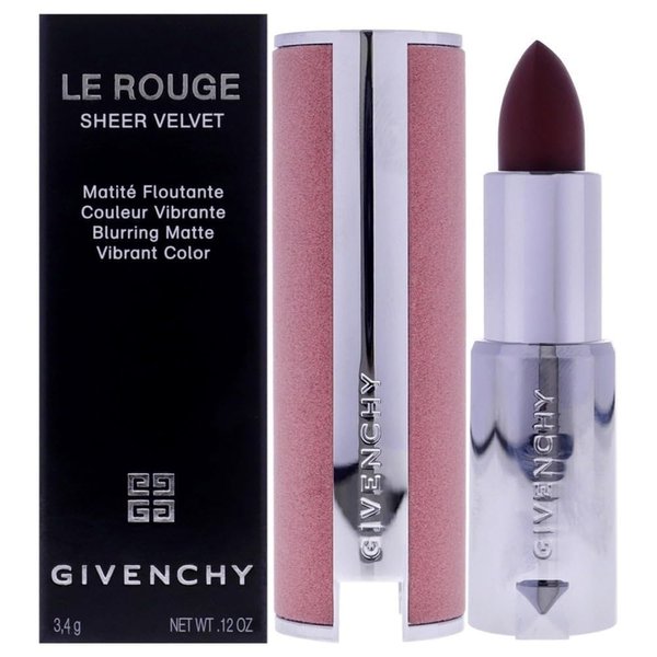 Givenchy Le Rouge Sheer Velvet Matte Lipstick - N17 Rouge Erable for Women - 0.11 oz Lipstick