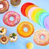 34 Pcs Donut Party Decorations Include 2 Pcs Donut Garland Banner and 32 Pcs Donut Hanging Swirl Party Supplies for Birthday Baby Shower Grow Up Party Favors