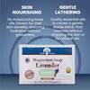Health and Wisdom Magnesium Soap Bar - Bar Soap, Magnesium Body Wash, All Natural Soap Bar, Magnesium Bar, Magnesium Shower, Magnesium Oil, Bath Soap Bars, Lavender Soap Bars - Lavender, 4 Ounce