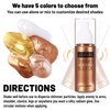 UCANBE Body Shimmer Oil 100ml, Moisturizing Body Glow Glitter Oil, Waterproof Shimmering Body Luminizer Liquid Illuminator Highlighter, Tinted Shimmer Body Lotion Glowing Bronzer Makeup(Golden Brown)