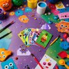 DESEACO Make A Monster Stickers for Kids-Make Your Own Sticker Sheets with Fun Monster Theme Crafts Supply, Toddlers' Creative & Design Boo Face Stickers, Party Games, Birthday, School Reward Gift