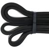 MummyStrength Resistance Bands for Men and Women. The Best Stretch Band for Pull Up Exercise and Powerlifting. Works with Any Pull Up Bar or Station. Single Band. Workout Guide Included (Black)
