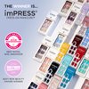 KISS imPRESS Press-On Manicure, Nail Kit, PureFit Technology, Short Press-On Nails, 'Time Slip', Includes Prep Pad, Mini Nail File, Cuticle Stick, and 30 Fake Nails