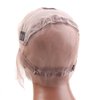 Bella Hair Full Lace Wig Cap with Adjustable Straps for Making Wigs, Medium Brown Swiss Lace with Stretch Panel at Crown (Small Size Cap)