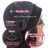 Deep Wave Headband Wig Human Hair 12inch None Lace Front Wigs Brazilian Virgin Hair Machine Made Wigs Glueless Deep Curly Wave Headband Half Wigs for Black Women Human Hair Natural Color