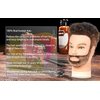 Stancia Mannequin Head, Male Mannequin Head Especially for Barber, Training Head with 14” 100% Human Hair, Manikin Head for Hair Styling and Practice (with Beard)