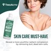 TreeActiv Anti-Aging Exfoliating Body Wash, 8oz, All Natural Body Wash Women and Men, Exfoliating Body scrub Infused with Jojoba Beads, Sulfur, and Aloe Vera - Shower Gel For All Skin Types - 50 Uses