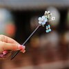 3 Pcs Hair Stick Flower Hairpins Chinese Vintage Hair Accessories Hair Chopsticks for Women Girls 6.65"039-#01