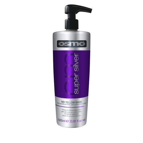 Osmo - Super Silver No Yellow Mask for Super Lightened Grey and Bleached Tones Formula, 1000 ml