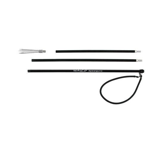 MAKO Spearfishing Traveler Pole Spear with 5 Prong Paralyzer Barb Tip