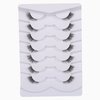 GMAGICTOBO False Eyelashes Natural Half Lashes Short Wispy Clear Band Lashes Pack Cat Eye 3D Faux Mink Lashes Fake Eyelashes 7 Pairs Multipack