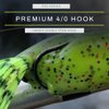 Scum Frog Pro Series Topwater Bass Fishing Hollow Body Frog Lure with Weedless Hooks, Black Night, One Size