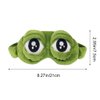JIALWSJWAN Frog Eye Mask Sleep Eye Mask Funny Eye Mask Cover for Family and Kids