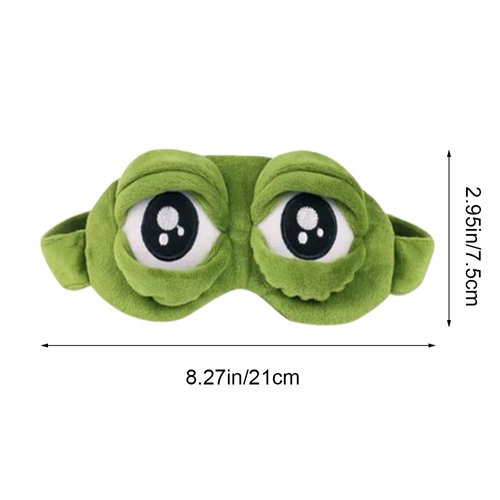 JIALWSJWAN Frog Eye Mask Sleep Eye Mask Funny Eye Mask Cover for Family and Kids