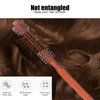 MiniNylon Bristle, 75 Inch HB 1, Small Round Brush for Short Hair, 1 Inch Mini Quiff Roller, Volumizing Roll Hair Brush, Round Hair Brush Roller