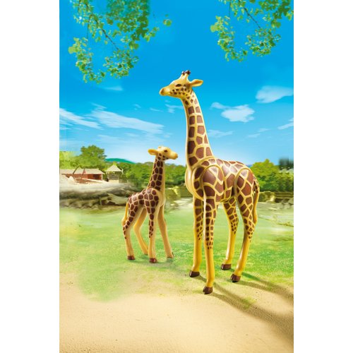 Playmobil Giraffe with Calf Building Kit