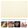Beaupretty 4 Sheets Nail Display Tape Nail Art Display Strip Tape Double Sided Tape for Press on Nails Adhesive Clear Mounting Tape for Salon Nail Tips