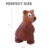 Outward Hound Tootiez Bear Grunting Latex Rubber Dog Toy, Small
