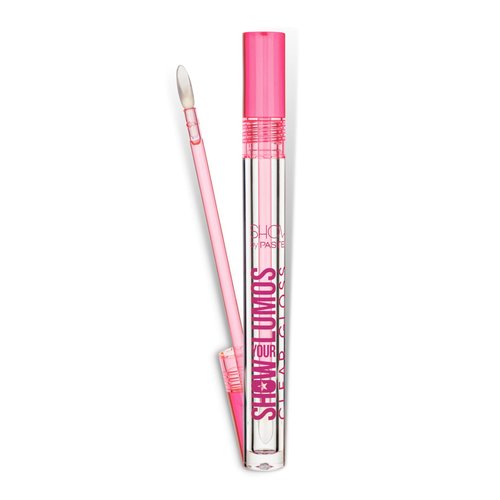 Show By Pastel Show Your Lumos Clear Gloss | Transparent Silicone Applicator | Colorless Transparent Texture | Lightweight Formula | Ultra-Luminous | Voluminous Lips | Wet Finish