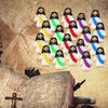URSKYTOUS 25pcs Mini Jesus Figurine Bulk Little Jesus Figures Toys Tiny Religious Doll to Hide and Seek Christ Religious Party Favors Savior Jesus for Sunday School Craft Easter Eggs Baptism Gift