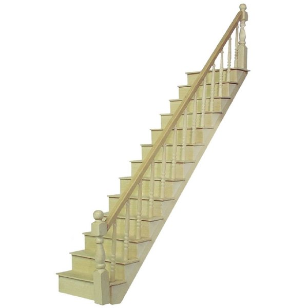 Dollhouse Miniature 1/24 Scale Staircase Kit by Houseworks