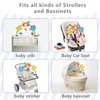 qesfir Musical Baby Stroller Arch Toys, Travel Car Seat Toys, Baby Play Arch Crib Accessory Toys, Mobile for Bassinet, Pram Activity Arch Bar Toys for Babies Infants