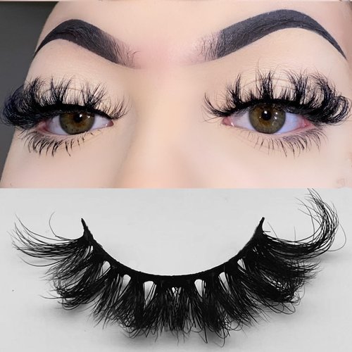 Miss Kiss 5D Mink Lashes Russian D Curl Lash Fluffy Volume Style False Eyelash Soft Natural Look Cat Eyelashes 1 Pair 18MM