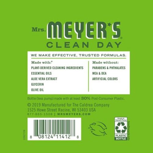 Mrs. Meyer's Fresh Cut Grass Liquid Hand Soap, 12.5 FL OZ (Pack of 2)