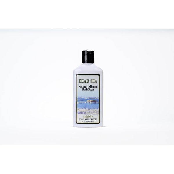 Malki Dead Sea Products Natural Mineral Liquid Bath Soap | Energizing Herbal Body Wash for Sensitive Skin, Moisturizes and Revitalizes with Dead Sea Minerals