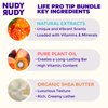 Nudy Rudy Natural Bar Soap | 6 Pack Assorted Organic Shea Butter Soap Bars | Moisturizing Body Soap Bars for Men & Women | No Harsh Chemicals | Life Pro Tip Bundle | Bulk Soap | 4.2 oz