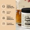 Perfect Keto Collagen Peptides Protein Powder with MCT Oil, Hydrolyzed Collagen, Type I & III Supplement, Gluten Free Grass Fed, Low Carb, Keto Coffee Creamer, Collagen for Women & Men, Salted Caramel