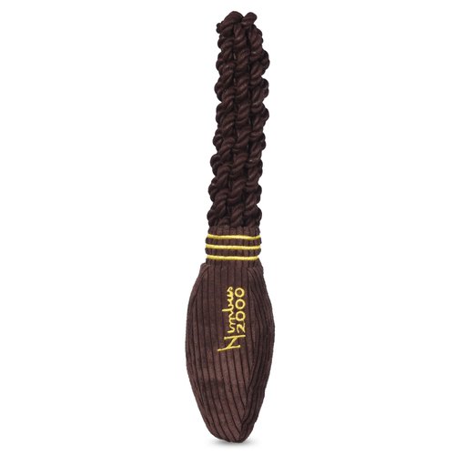Harry Potter Nimbus 2000 Rope Pet Toy, 14 Inch | Rope Tug Toy for Dogs Nimbus 2000 | Nimbus 2000 Dog Toy for Tugging with Crinkle and Squeaker | Rope Dog Toy for Pets