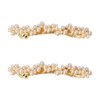 Pearl Hair Clips Barrettes for Women Elegant French Barrettes for Thin Thick Hair Small Gold Barrette Clips Hair Pins Hairpins Decorative Pearl Wedding Bridal Hair Clip for Women 2 PCS