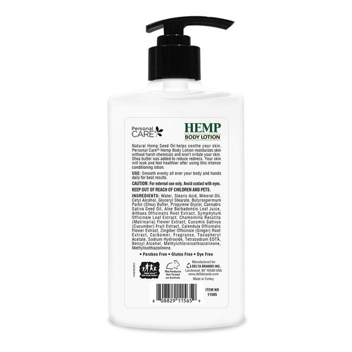 Personal care Hemp Body Lotion with Pump