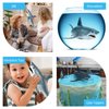 EOIVSH Sea Animal Shark Toys, Realistic Ocean Animal Blue Shark Figure Party Supplies Cake Topper Educational Marine Toys for Kids