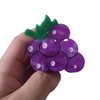 Funny Purple Grape Hair Clip,Acetate Hair Clip,Small Claw Clip for Women, 1 Count (Pack of 1)
