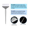 DS. DISTINCTIVE STYLE Hair Dye Applicator Brushes 5 Pieces Long Handle Soft Bristles Hair Coloring Kit Salon Hair Bleach Tinting DIY Tool (Gray)