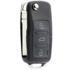 Replacement Keyless Entry Remote Flip Key Fob fits 2002 2003 2004 2005 VW Jetta, Golf, Passat (HLO1J0959753AM)