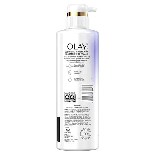 Olay Cleansing & Renewing Nighttime Body Wash, 17.9 fl oz