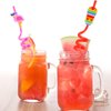 24Pcs Summer Pool Drinking Straws for Kids, Pool Party Decorations Supplies, Summer themed Favors for Kids Birthday, Straws for Beach Theme Party Decorations