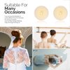 Hair Donut Ring Style Hair Bun Maker, 2PCS Chignon Doughnut Shaper for Short and Thin Hair (3 Inch/Brown)