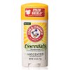 Arm & Hammer Essentials Natural Deodorant, Unscented, 2.5 Ounce (Pack of 4)