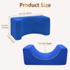 Wheelchair Headrest Head Neck Support Chair Attachment Positioner Lightweight Backrest Pillow Accessories for Adults Single Sofa Recliner High Back Reclining Geri Cushion Wheelchairs (Blue)