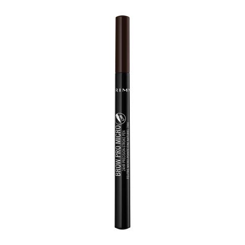 Rimmel London Brow This Way Eyebrow Pencil, Highly Pigmented, Long-Wearing, Easy to Apply, 004, Dark Brown, 0.03oz